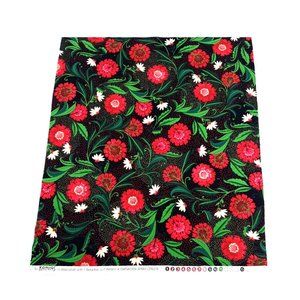 Carnation Spray Fat Quarter Fabric Square 100% Cotton 18" x 21" Minimum Kanvas